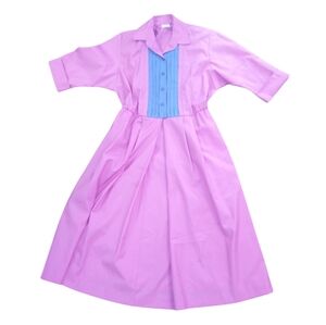 Vintage purple diner dress size S